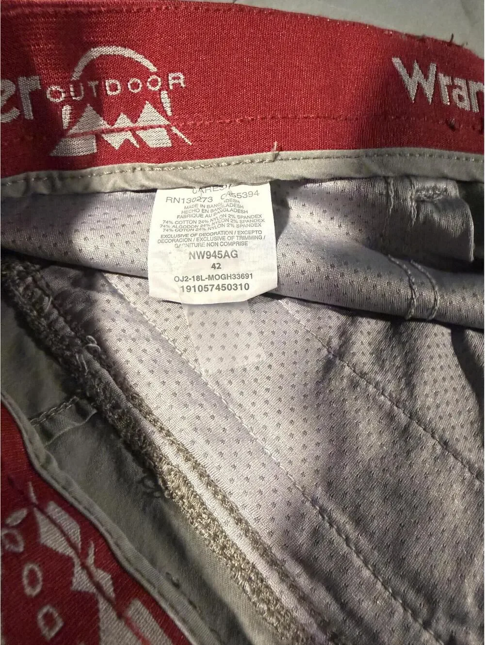 Wrangler outdoor khaki
